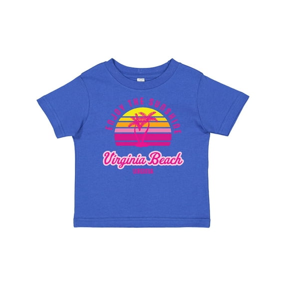 Inktastic Summer Enjoy the Sunshine Virginia Beach Virginia in Pink Boys or Girls Baby T-Shirt