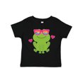 thumbnail image 1 of Inktastic Summer Frog Beach Vacation Sunglasses Girls Toddler T-Shirt, 1 of 5