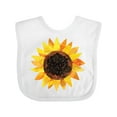 thumbnail image 1 of Inktastic Summer Grunge Sunflower Boys or Girls Baby Bib, 1 of 4