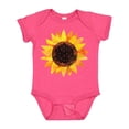 thumbnail image 1 of Inktastic Summer Grunge Sunflower Boys or Girls Baby Bodysuit, 1 of 5