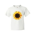 thumbnail image 1 of Inktastic Summer Grunge Sunflower Youth T-Shirt, 1 of 5