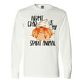 thumbnail image 1 of Inktastic Summer Hermit Crab is My Spirit Animal Long Sleeve T-Shirt, 1 of 5