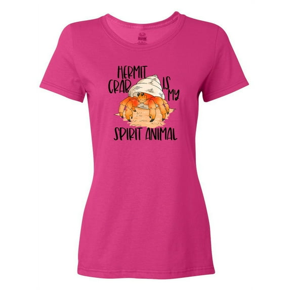 Inktastic Summer Hermit Crab is My Spirit Animal Women's T-Shirt