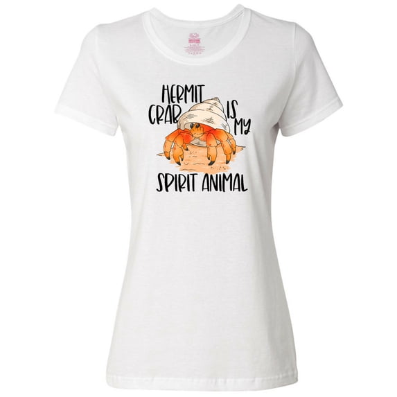 Inktastic Summer Hermit Crab is My Spirit Animal Women's T-Shirt