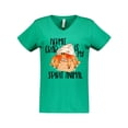 thumbnail image 1 of Inktastic Summer Hermit Crab is My Spirit Animal Women's V-Neck T-Shirt, 1 of 5