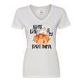 thumbnail image 1 of Inktastic Summer Hermit Crab is My Spirit Animal Women's V-Neck T-Shirt, 1 of 5