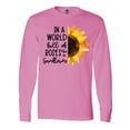 thumbnail image 1 of Inktastic Summer In a World Full of Roses Be a Sunflower Long Sleeve T-Shirt, 1 of 5