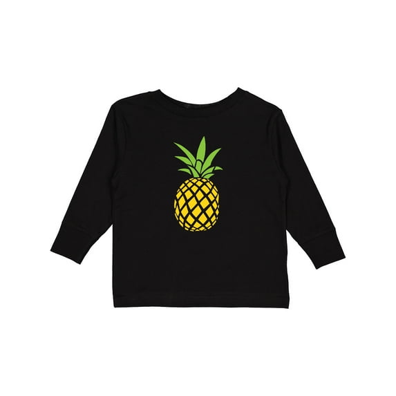 Inktastic Summer Pineapple Boys or Girls Long Sleeve Toddler T-Shirt
