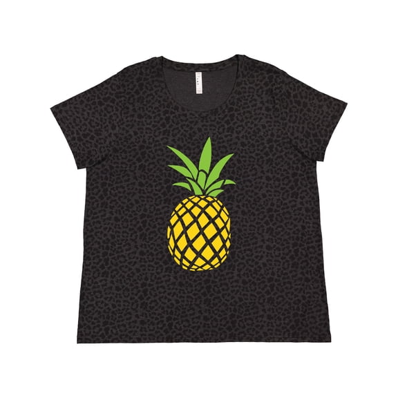 Inktastic Summer Pineapple Women's Plus Size T-Shirt