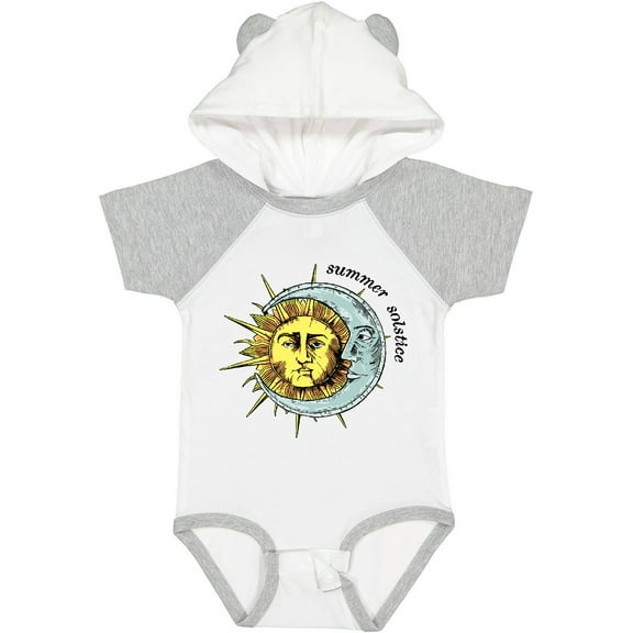 Inktastic Summer Solstice Sun and Moon Boys or Girls Baby Bodysuit