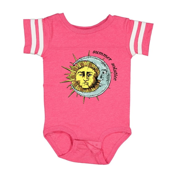 Inktastic Summer Solstice Sun and Moon Boys or Girls Baby Bodysuit