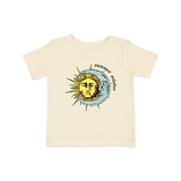 Inktastic Summer Solstice Sun and Moon Boys or Girls Baby T-Shirt