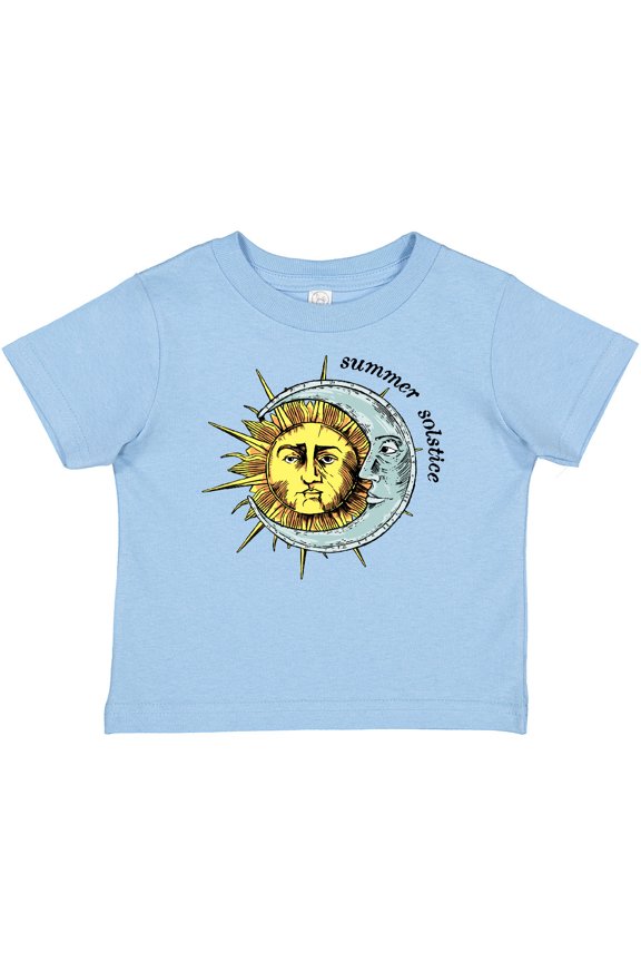Summer Solstice Sun and Moon Boys or Girls Baby T-Shirt