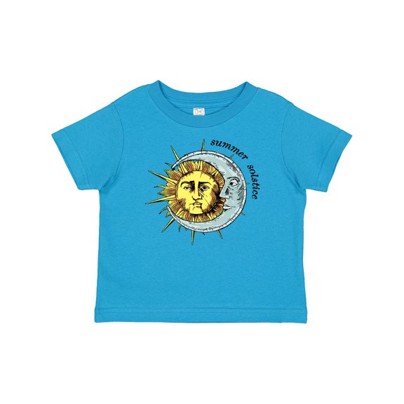 Inktastic Summer Solstice Sun and Moon Boys or Girls Baby T-Shirt
