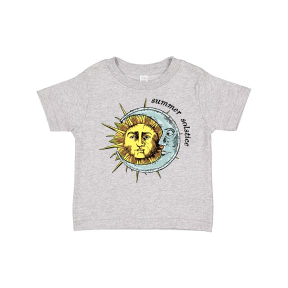 Inktastic Summer Solstice Sun and Moon Boys or Girls Toddler T-Shirt