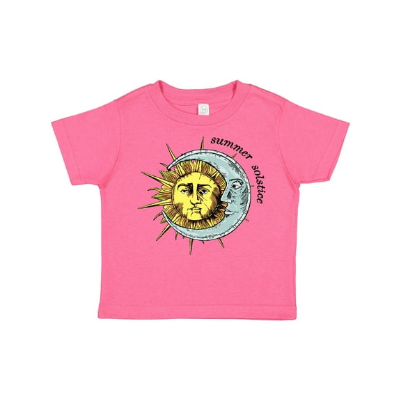 Inktastic Summer Solstice Sun and Moon Boys or Girls Toddler T-Shirt