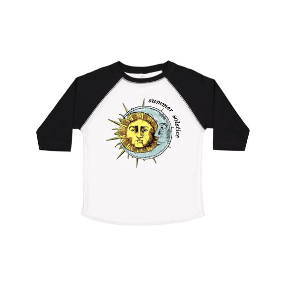 Inktastic Summer Solstice Sun and Moon Boys or Girls Toddler T-Shirt