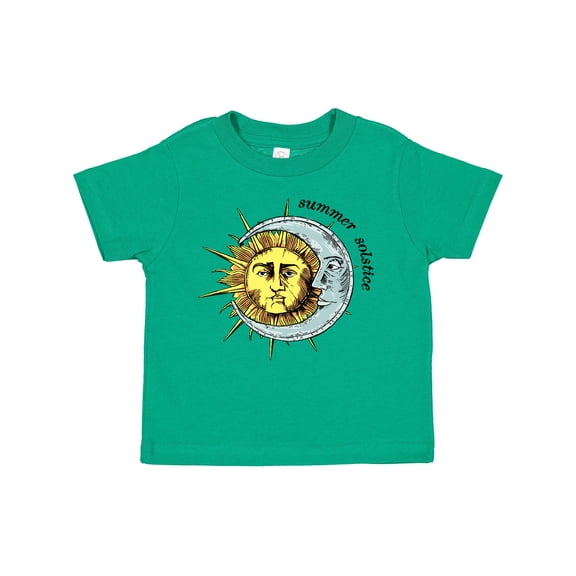 Inktastic Summer Solstice Sun and Moon Boys or Girls Toddler T-Shirt