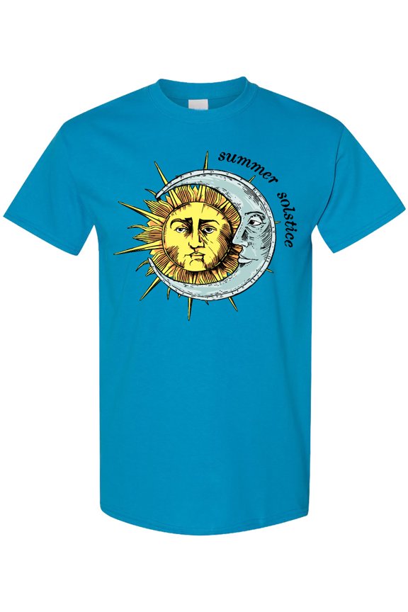 Summer Solstice Sun and Moon T-Shirt