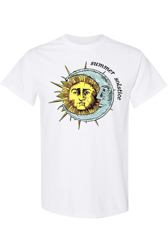 Summer Solstice Sun and Moon T-Shirt
