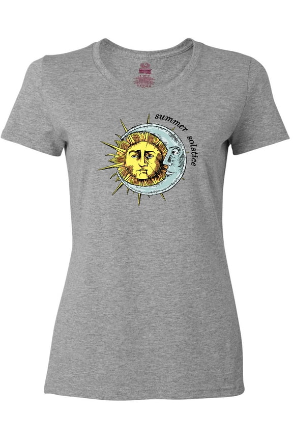 Summer Solstice Sun and Moon Women's T-Shirt