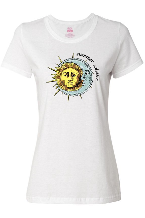 Summer Solstice Sun and Moon Women's T-Shirt