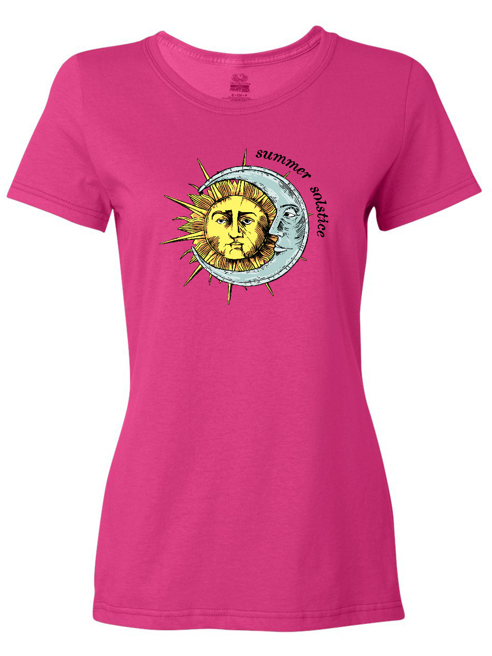 Inktastic Summer Solstice Sun and Moon Women's T-Shirt - image 1 of 4