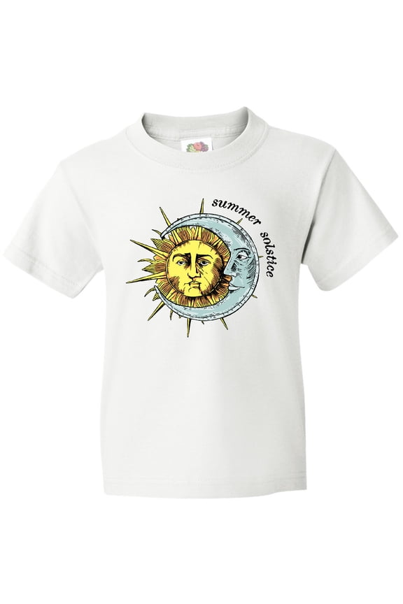 Summer Solstice Sun and Moon Youth T-Shirt