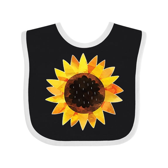 Inktastic Summer Sunflower Boys or Girls Baby Bib
