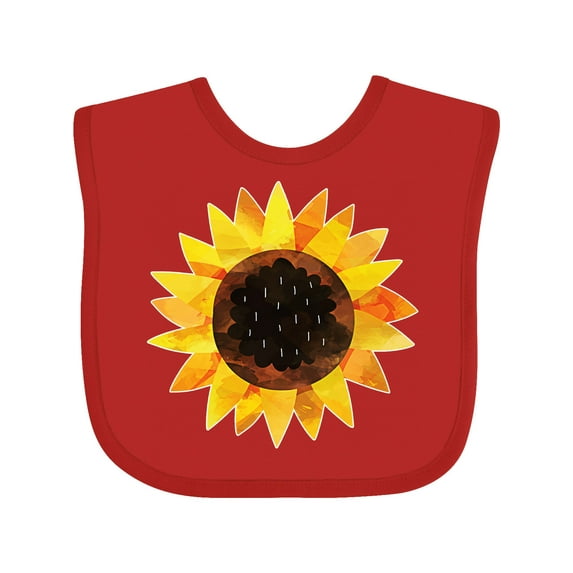 Inktastic Summer Sunflower Boys or Girls Baby Bib