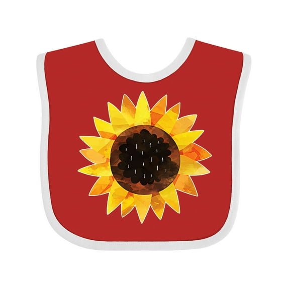 Inktastic Summer Sunflower Boys or Girls Baby Bib