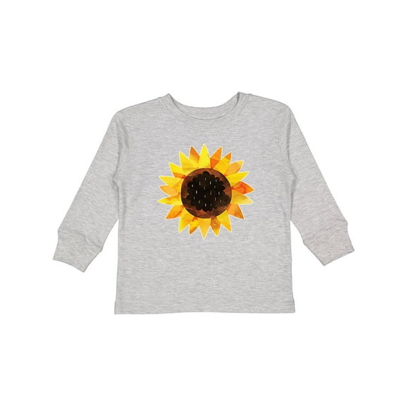 Inktastic Summer Sunflower Boys or Girls Long Sleeve Toddler T-Shirt