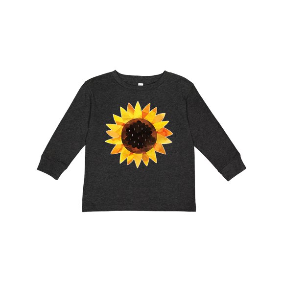 Inktastic Summer Sunflower Boys or Girls Long Sleeve Toddler T-Shirt