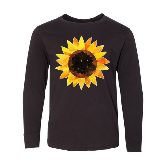 Inktastic Summer Sunflower Long Sleeve Youth T-Shirt