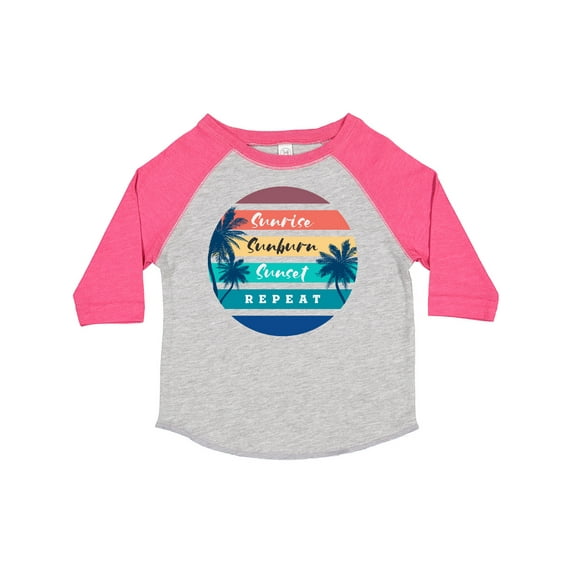 Inktastic Summer Sunrise Sunburn Sunset Repeat Boys or Girls Toddler T-Shirt