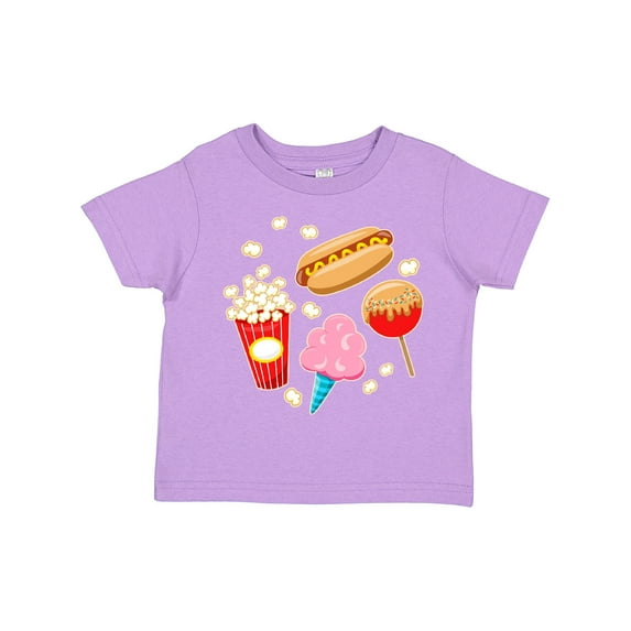 Inktastic Summer Treats- hot dog, popcorn Boys or Girls Toddler T-Shirt