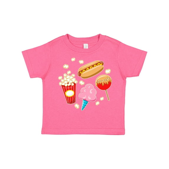 Inktastic Summer Treats- hot dog, popcorn Boys or Girls Toddler T-Shirt