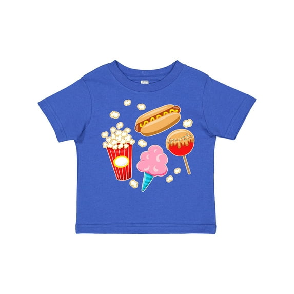 Inktastic Summer Treats- hot dog, popcorn Boys or Girls Toddler T-Shirt