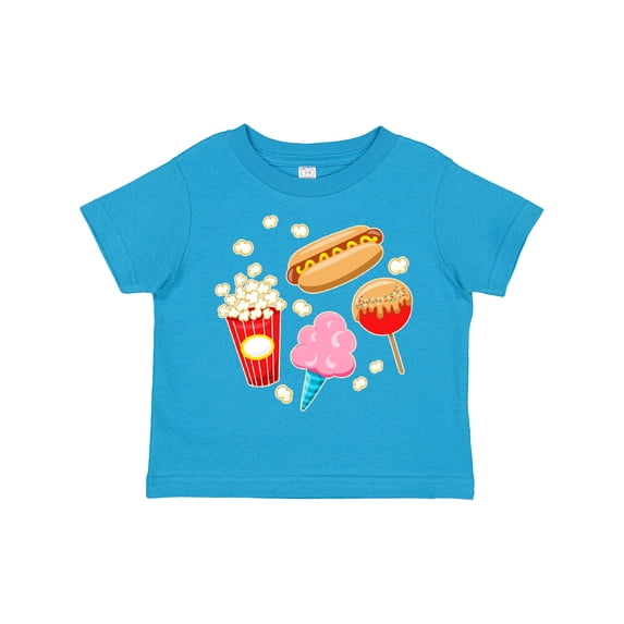 Inktastic Summer Treats- hot dog, popcorn Boys or Girls Toddler T-Shirt