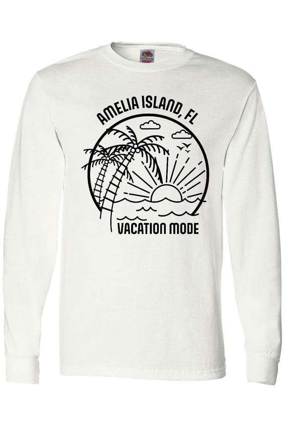 Summer Vacation Mode Amelia Island Florida Long Sleeve T-Shirt