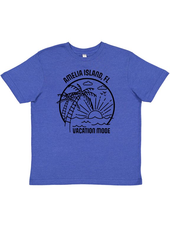 Summer Vacation Mode Amelia Island Florida Youth T-Shirt