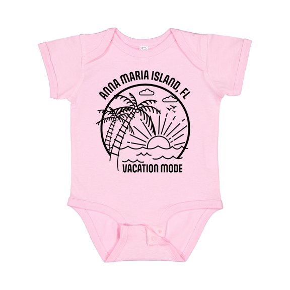 Inktastic Summer Vacation Mode Anna Maria Island Florida Boys or Girls Baby Bodysuit