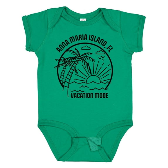 Inktastic Summer Vacation Mode Anna Maria Island Florida Boys or Girls Baby Bodysuit