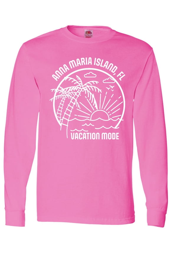 Summer Vacation Mode Anna Maria Island Florida Long Sleeve T-Shirt