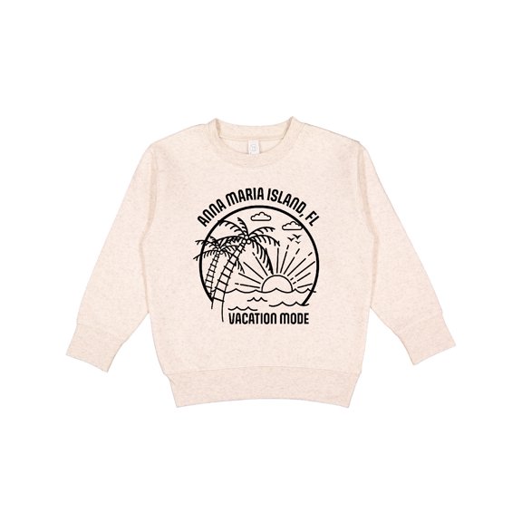 Inktastic Summer Vacation Mode Anna Maria Island Florida Toddler Sweatshirt