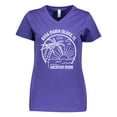 thumbnail image 1 of Inktastic Summer Vacation Mode Anna Maria Island Florida Women's V-Neck T-Shirt, 1 of 5
