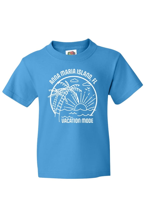 Summer Vacation Mode Anna Maria Island Florida Youth T-Shirt