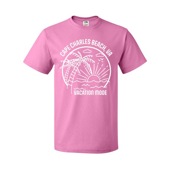 Inktastic Summer Vacation Mode Cape Charles Beach Virginia T-Shirt