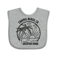 thumbnail image 1 of Inktastic Summer Vacation Mode Carmel Beach California Boys or Girls Baby Bib, 1 of 4