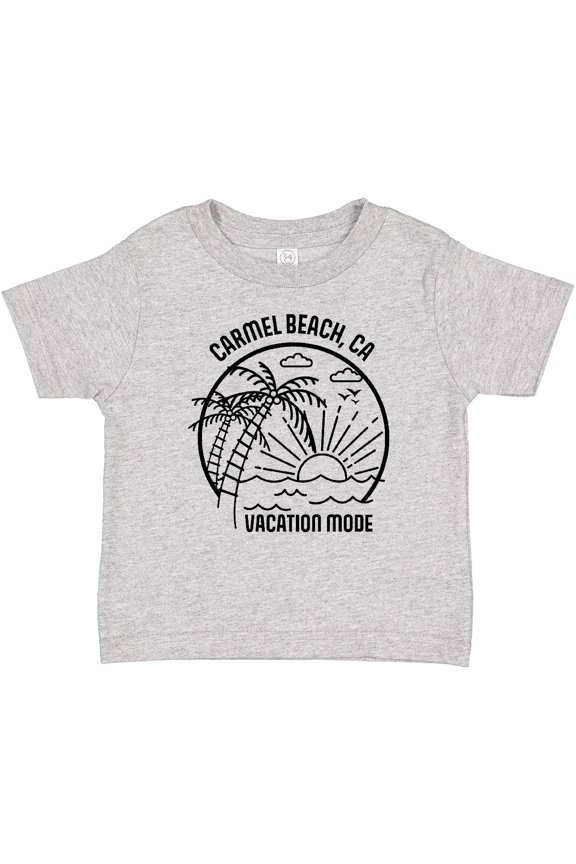 Summer Vacation Mode Carmel Beach California Boys or Girls Baby T-Shirt